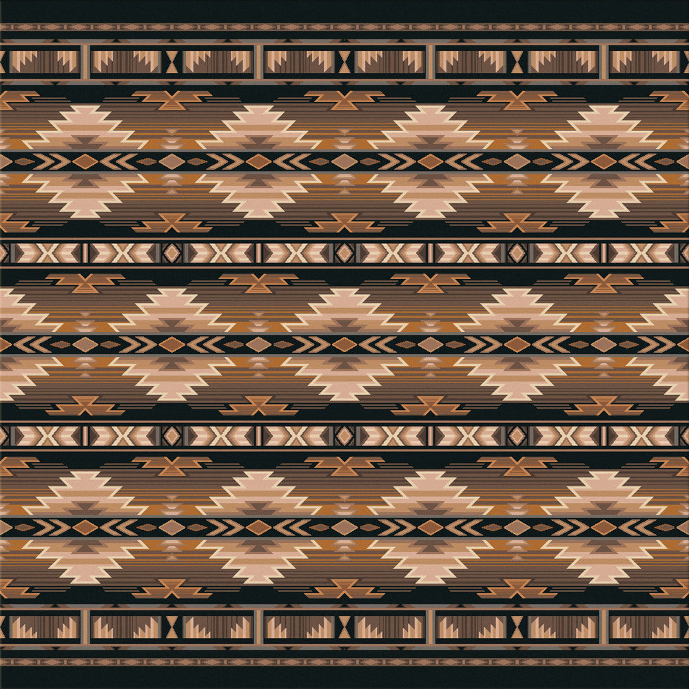 Rio Rancho Brown Rug - 8 Ft. Square