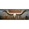 Longhorn & Barnwood Personalized Block Mount - 26 x 10