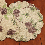 Pinecone Valley Round Placemat
