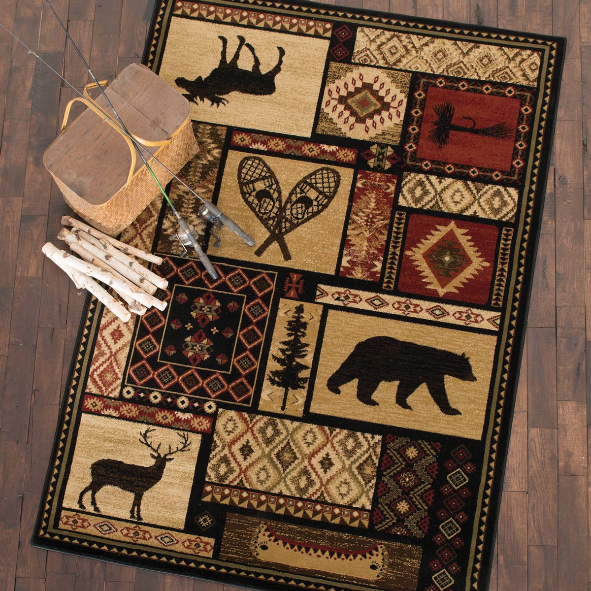 Diamond Lodge Rug - 5 x 7