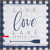 Live Love Lake Personalized Wall Art