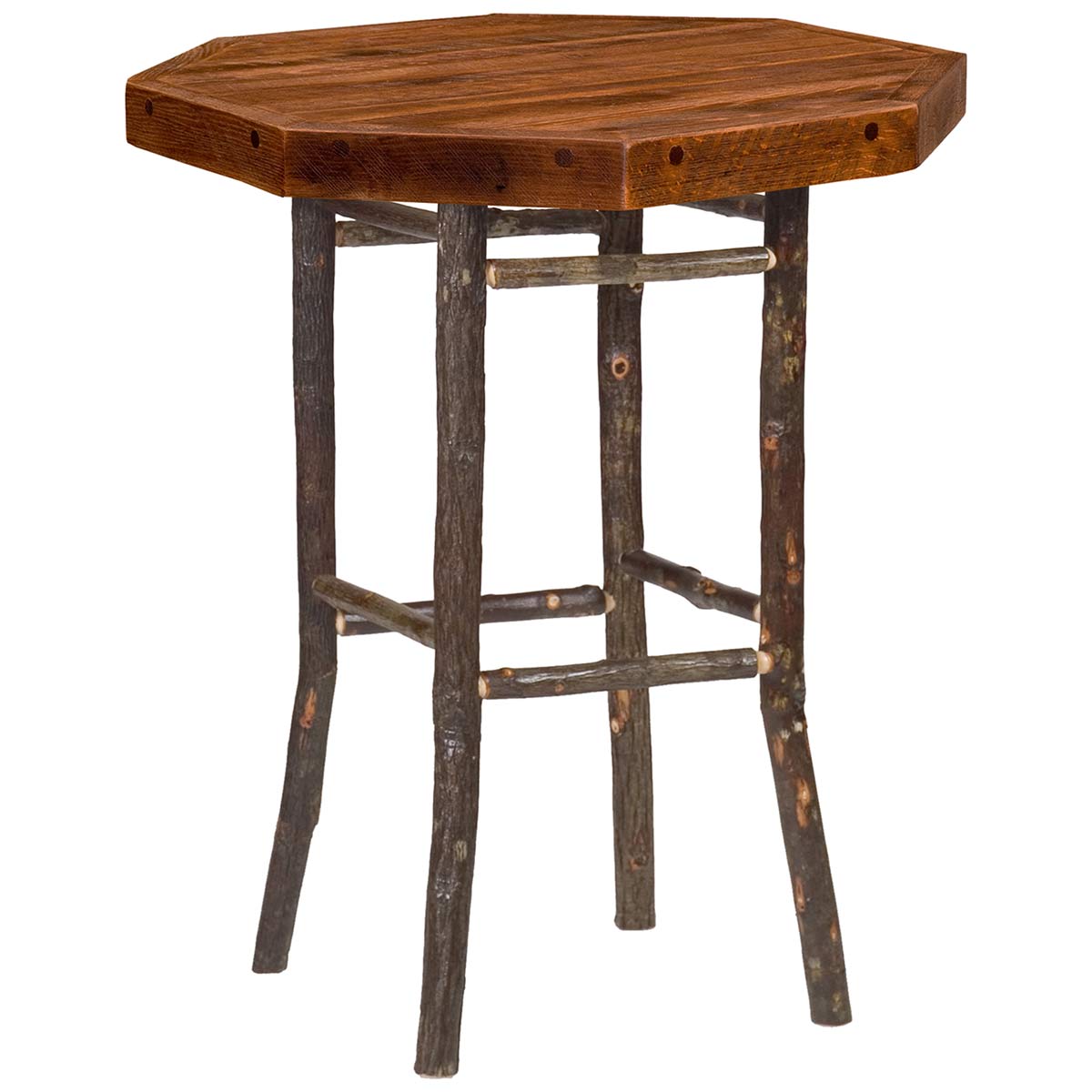 Appalachian Octagon Pub Table with Artisan Top