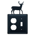 Wrought Iron Deer Single Outlet and Switch Cover - OUT OF STOCK UNTIL 07/18/2026