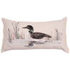 Cattails Loon Pillow - OUT OF STOCK UNTIL 07/02/2026