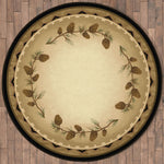 Pine Canyon Trails Rug - 8 Ft. Round