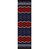 Big Chief Blue Rug - 2 x 8
