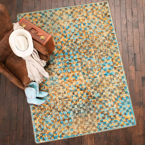 Canyon Abstract Rug - 8 Ft. Round