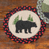 Bear Silhouette Braided Trivet - SALE - OUT OF STOCK UNTIL 08/14/2026