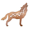 Tribal Wolf Cutout Wall Art