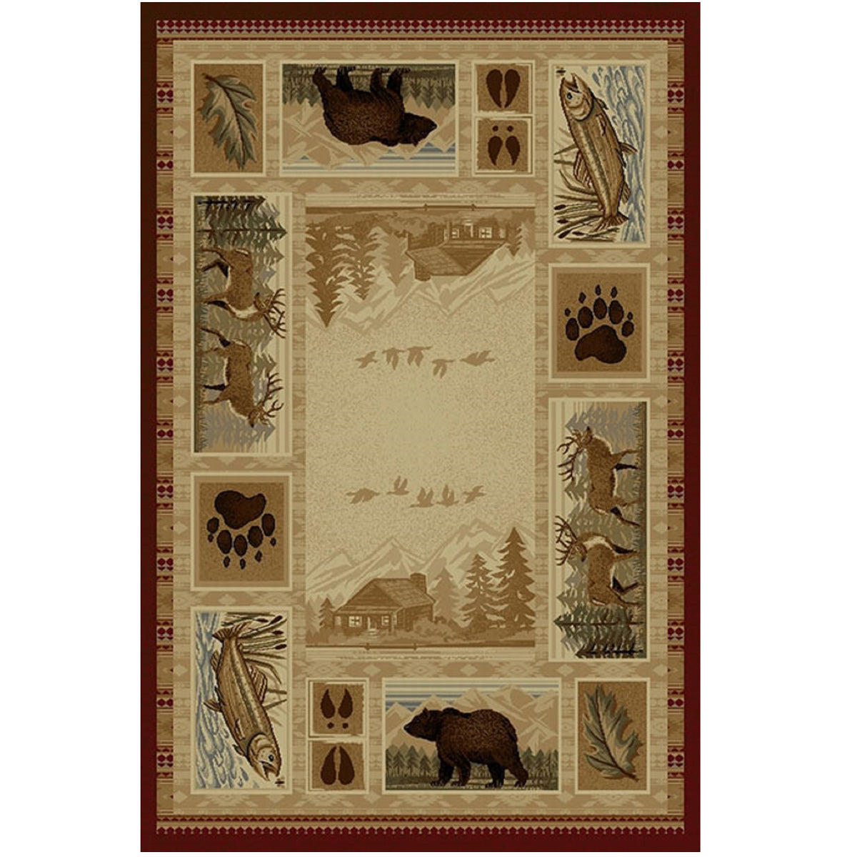 Sierra Fauna I Rug - 4 x 5