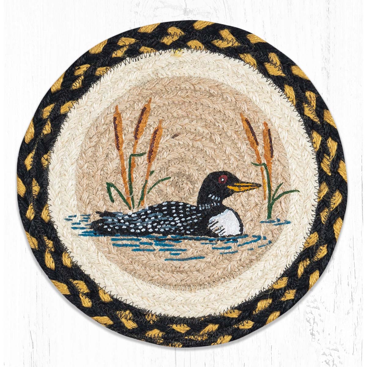 Northern Loon Round Trivets - Set of 3