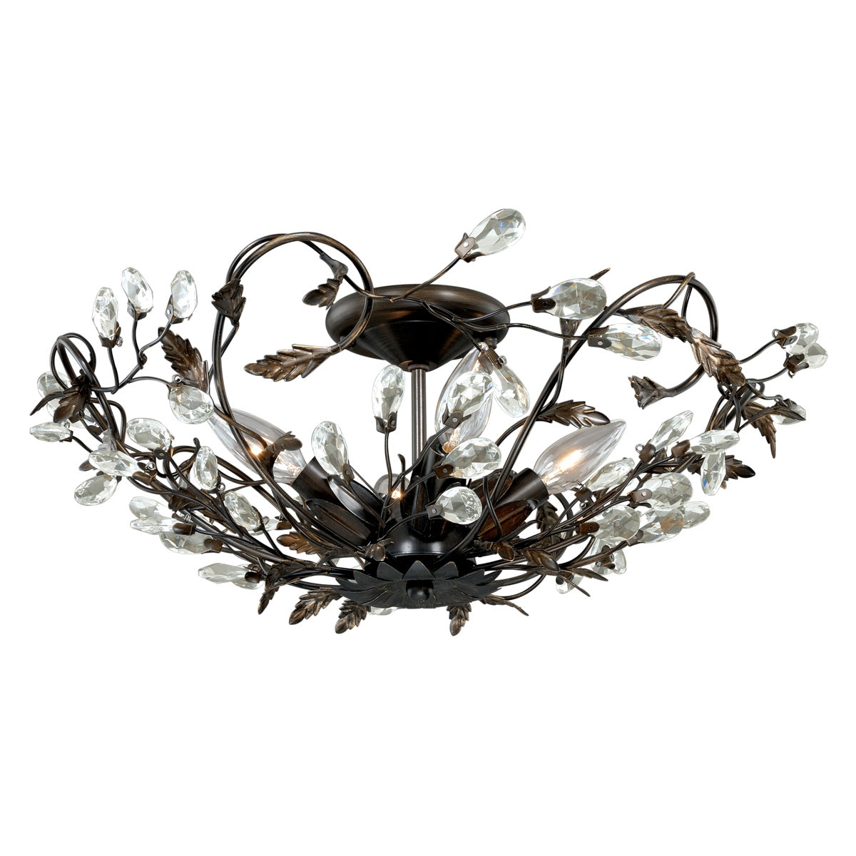 Garden Ceiling Fixture - Architectural Bronze