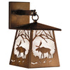 Country Moose Hanging Wall Sconce