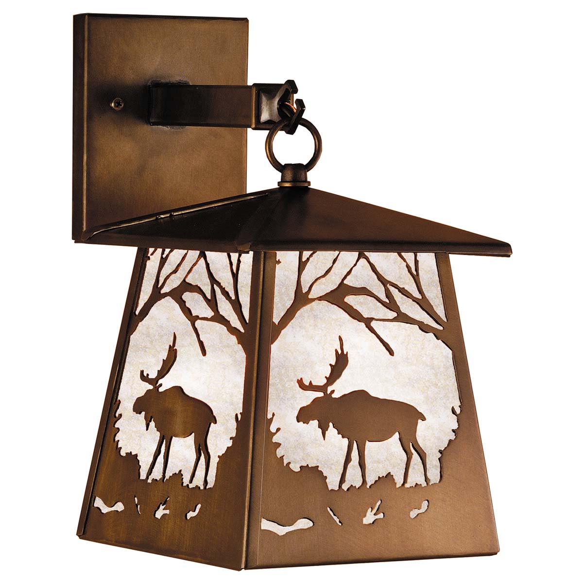 Country Moose Hanging Wall Sconce