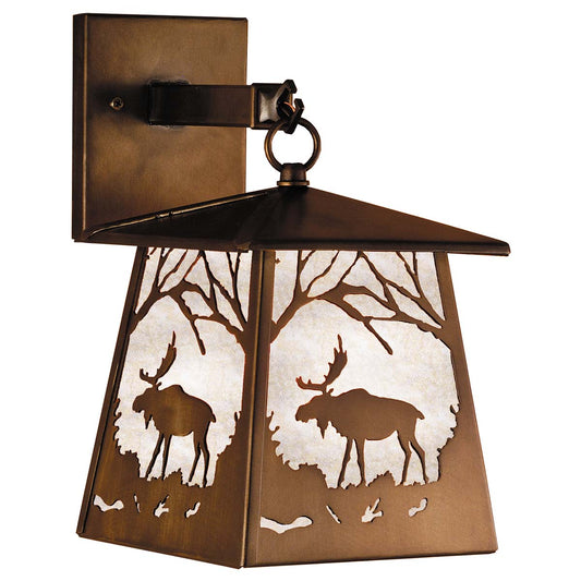 Country Moose Hanging Wall Sconce