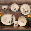 White Frost Ceramic Dinnerware Set (16 pcs)