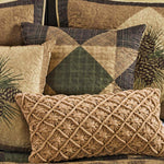 Pinecone Grove Sawtooth Pillow