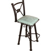 Coronado Swivel Barstool - Colonial Turquoise