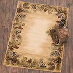 Misty Pinecones Rug - 8 x 10