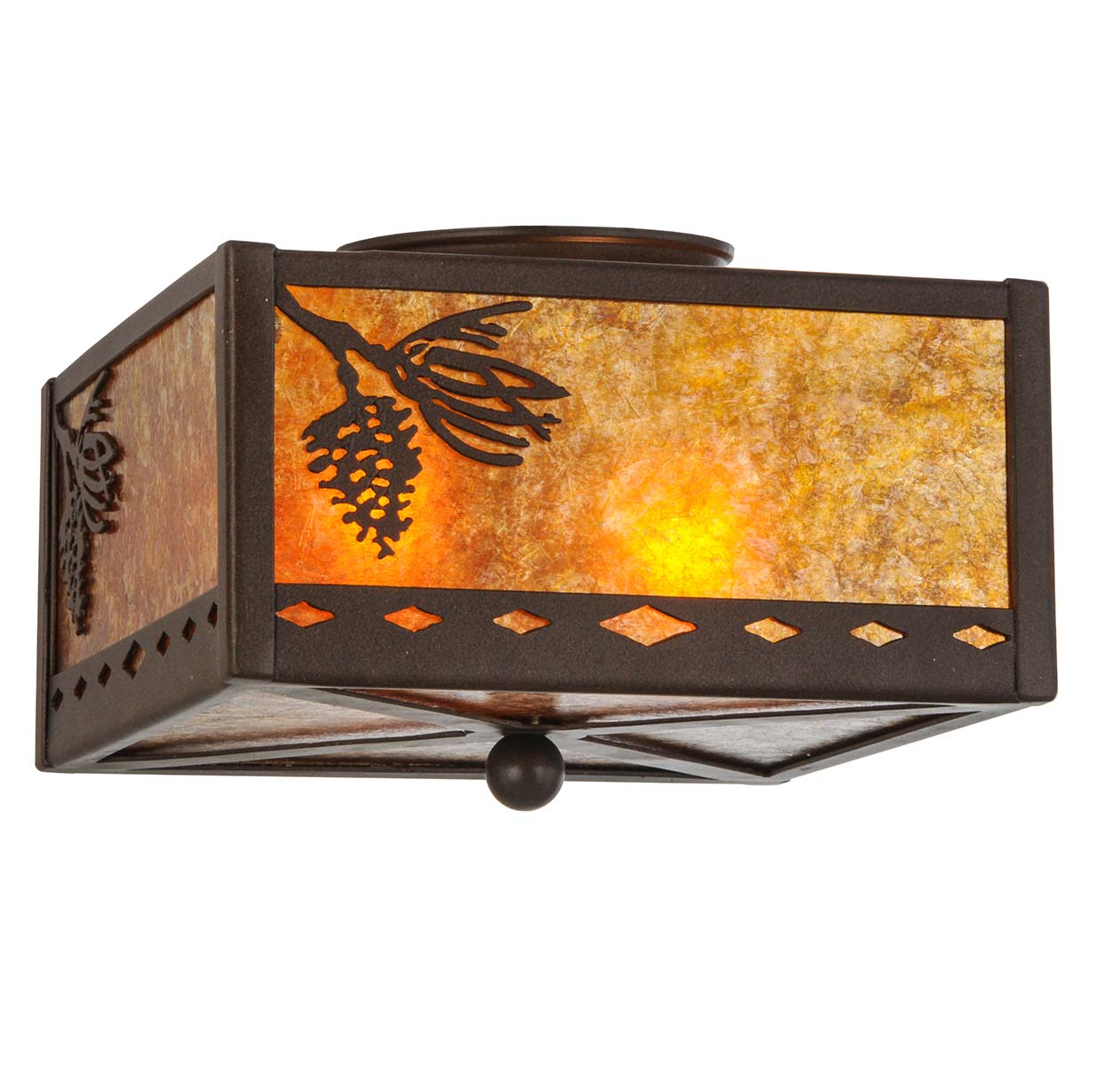 Pine Splendor Flush Mount Ceiling Light