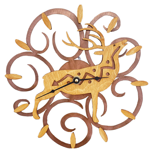 Designer Deer Wall Clock