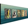 Lake Fishing Personalized Block Mount - 18 x 7