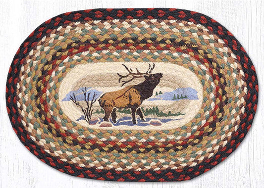 Bugling Elk Oval Placemats - Set of 2