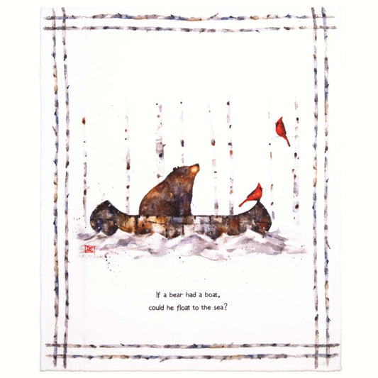 Birch Stream Lightweight Plush Throw
