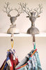 Metal Deer Stocking Holders - Set of 2