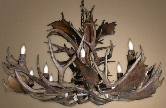 Real Fallow & Mule Deer Chandelier - Large