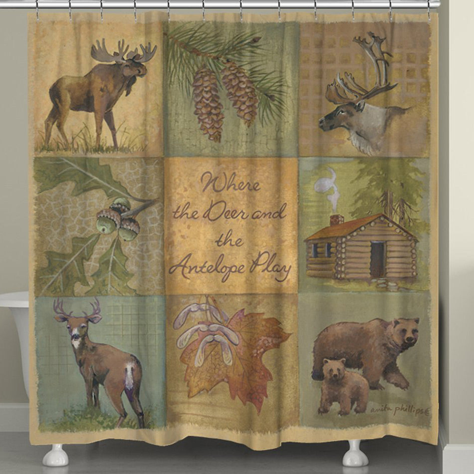 On the Range Shower Curtain