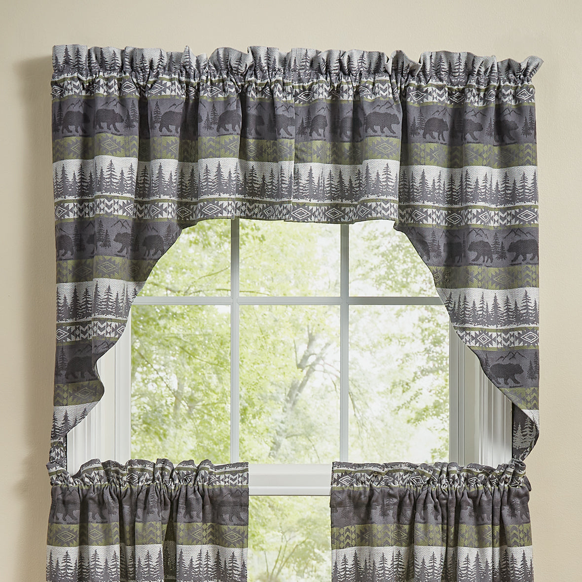 Bear Gulch Forest Swag Valance