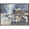 Winter Coat Framed Canvas