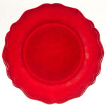 Festive Red Dinner Plates - Set of 4