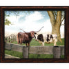 Longhorn Love Personalized Framed Canvas - Small