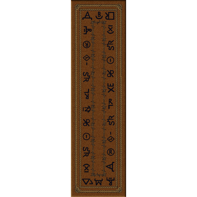 Cowboy Brands Dark Rug - 2 x 8