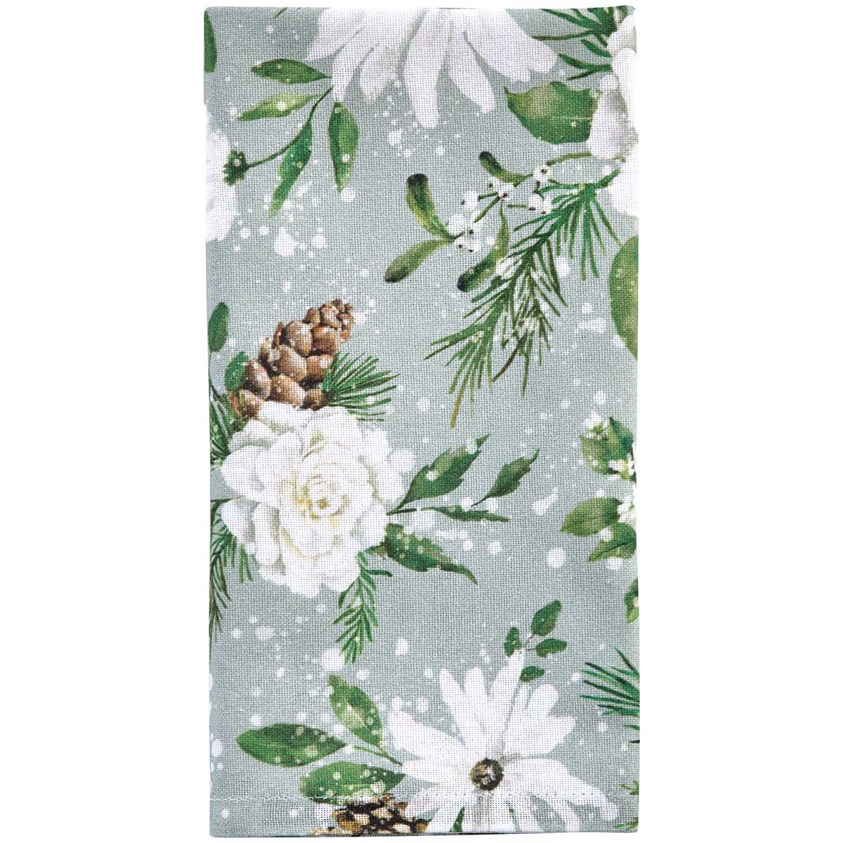 Winter's Blossom Napkins - Set of 4