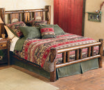 Blue Spruce Log Bear Bed - Cal King