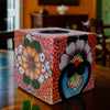 Canyon Glow Talavera Tissue Box Cover - Square - OVERSTOCK