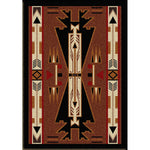 Horse Blanket Brown Rug - 3 x 4