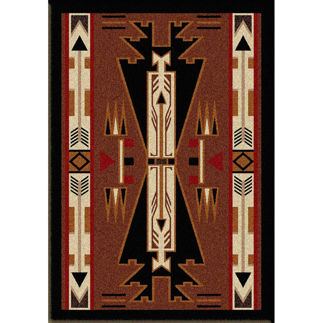 Horse Blanket Brown Rug - 3 x 4