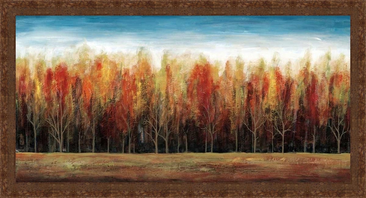 Treeline Framed Canvas