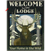 Elk Lodge Personalized Wall Art