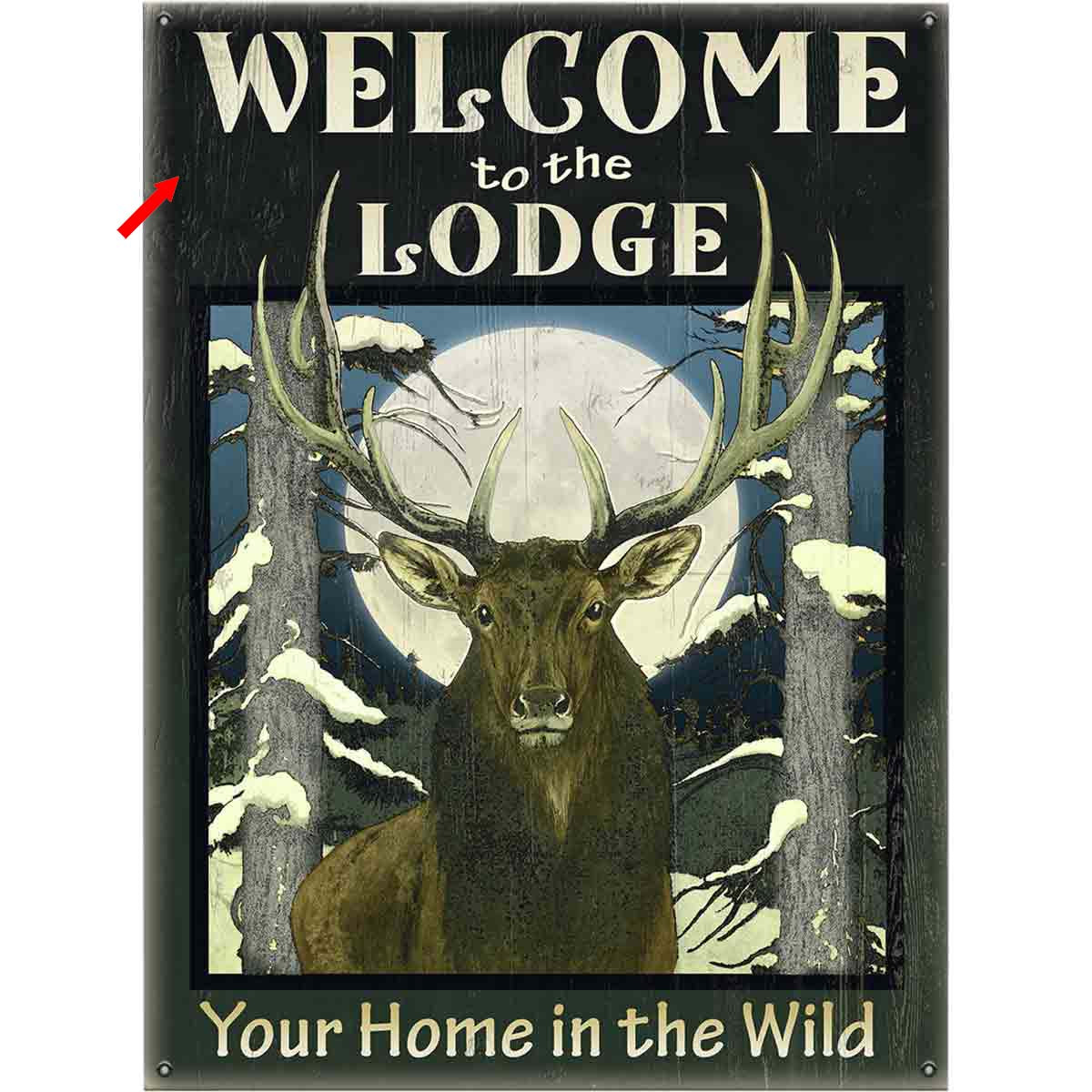 Elk Lodge Personalized Wall Art