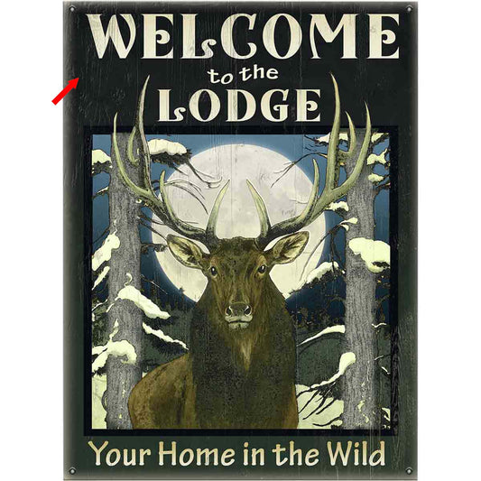 Elk Lodge Personalized Wall Art