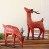 Santa Fe Metal Reindeer Sculptures - Set of 2
