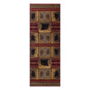 Nature Bear and Pinecone Rug - 3 x 10 - OUT OF STOCK UNTIL 08/12/2026