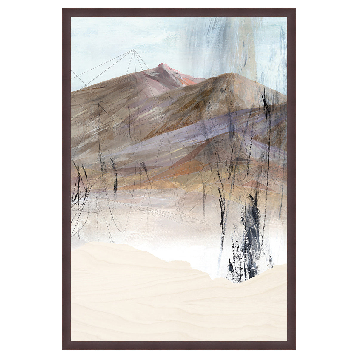 Deserted Mountain Village II Framed Canvas