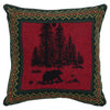 Wooded River Bear 5 Euro Sham