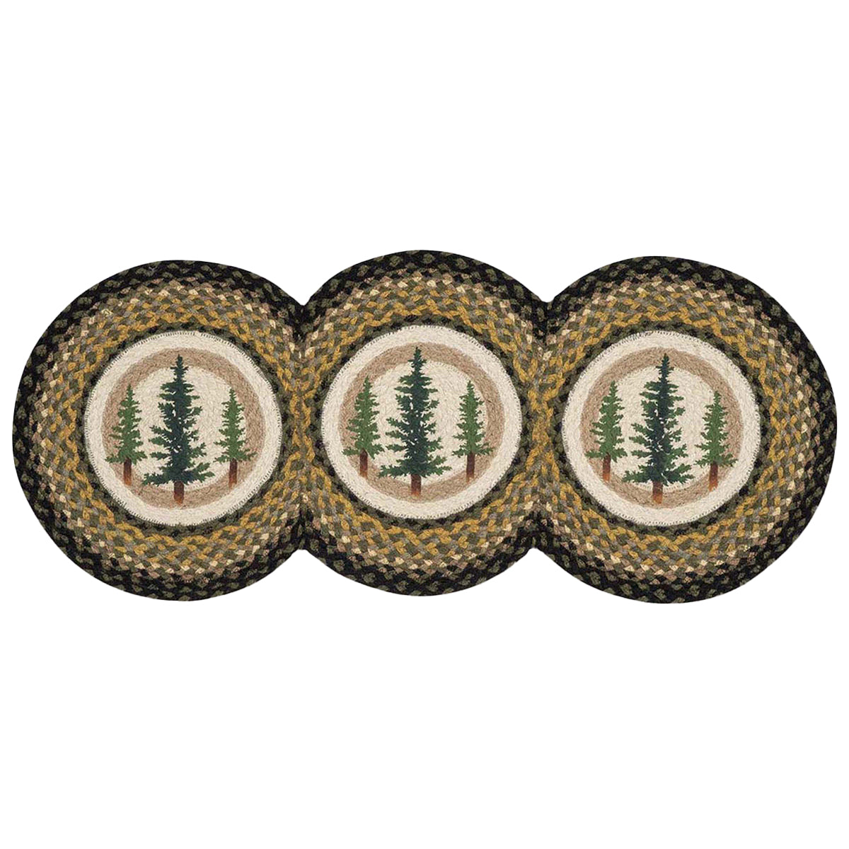 Forest Pines Tri-Circle Table Runner